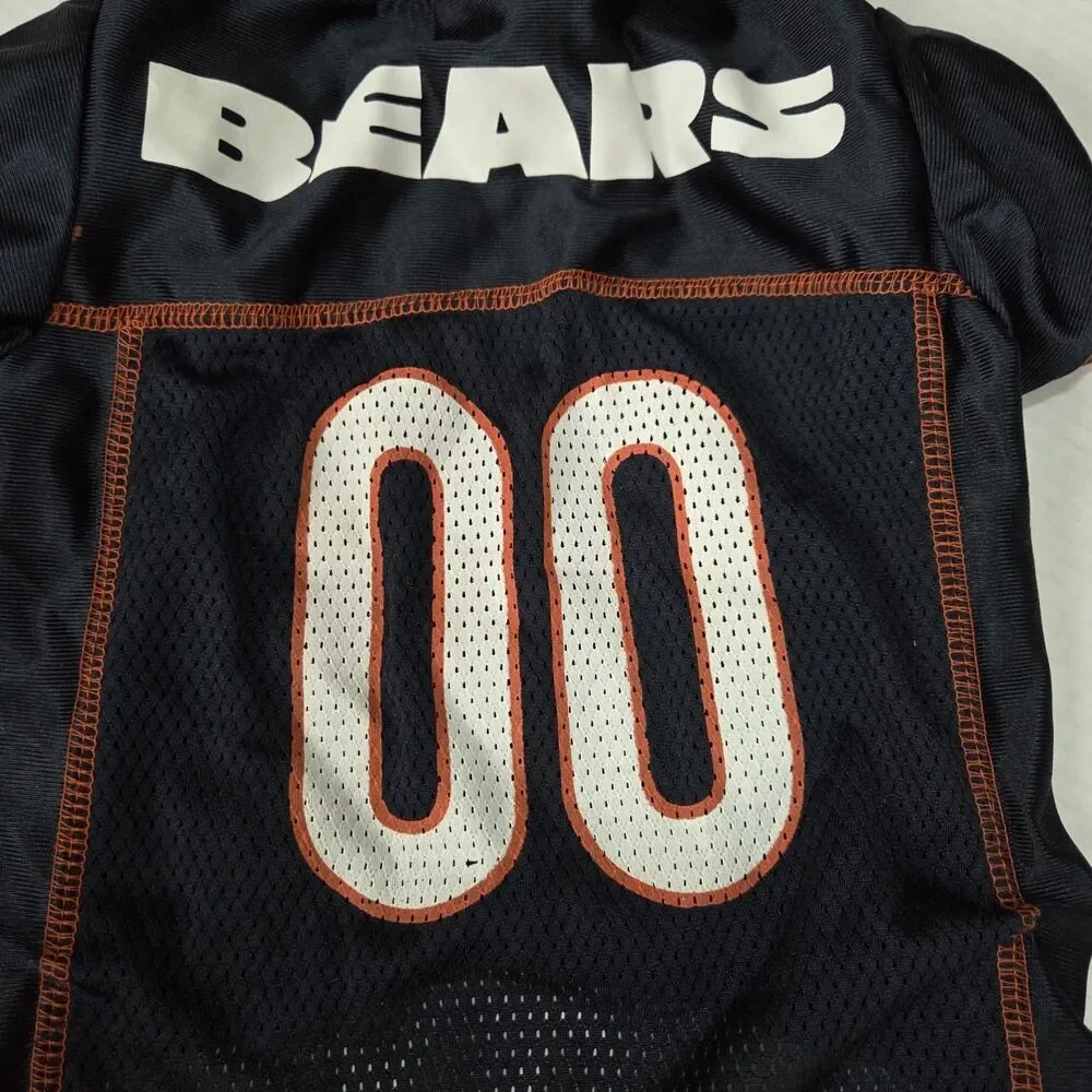 Pets First NFL Raglan Mesh Jersey Pet Dog Jersey Chicago Bears Football